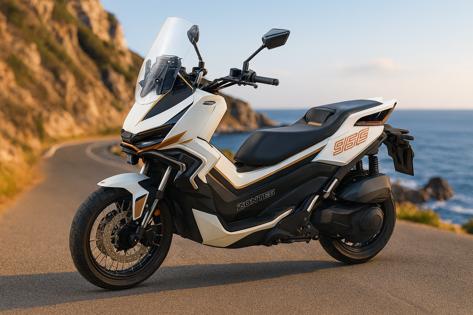 Zontes 368cc motorcycle